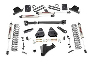 Ford F-350 Super Duty Suspension Lift Kit - Rough Country - 6 Inch Lift, V2 Monotube, Vertex Adjustable Reservoir - '17-'22 Ford F-350 Super Duty Suspension Lift Kit - Rough Country - 6 Inch Lift, V2 Monotube, Vertex Adjustable Reservoir - '17-'22